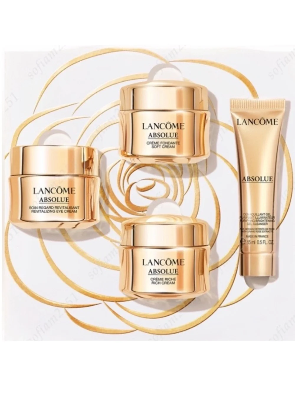 💖NEW💖Lancôme Absolue Revitalizing & Brightening with Grand Rose Extracts 7Pc Set